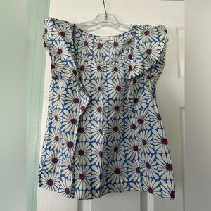 Brand new with tags flutter short sleeve blouse